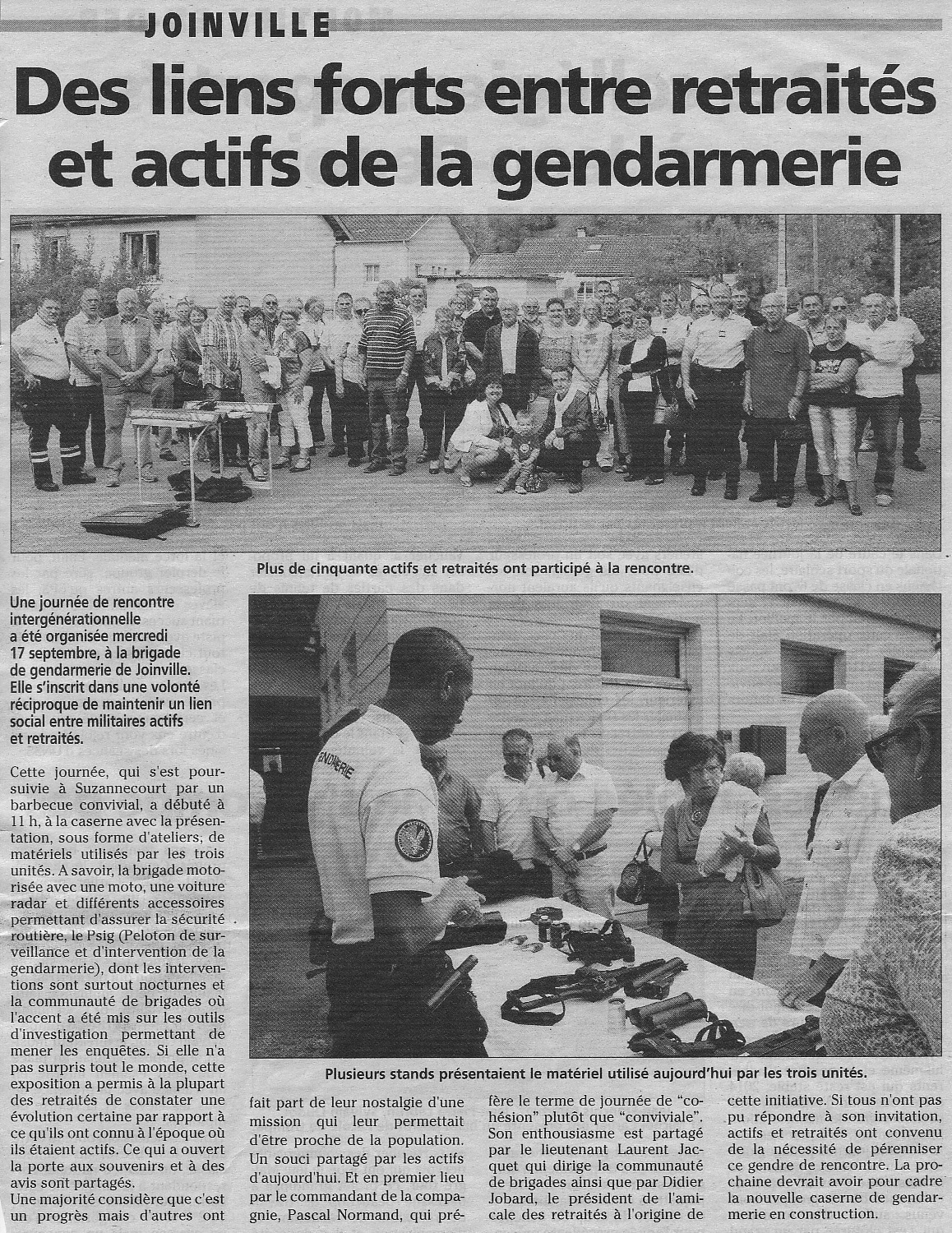 rencontre avec la COBT JOINVILLE