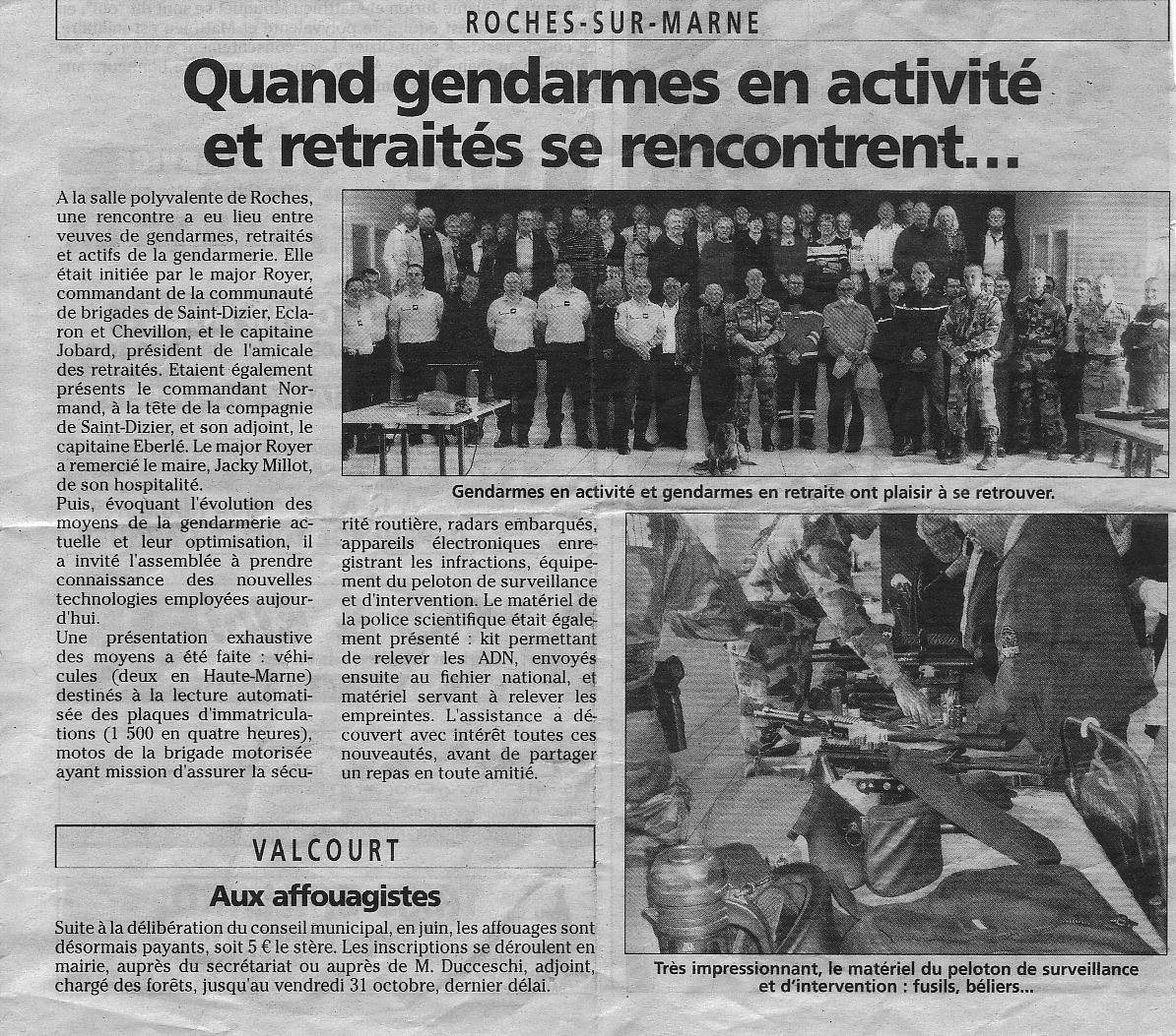 RENCONTRE AVEC LA COBT ST DIZIER